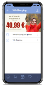 Submenü Werbung